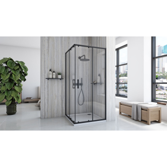 Sprchovací kút REA City 90x90 Black
