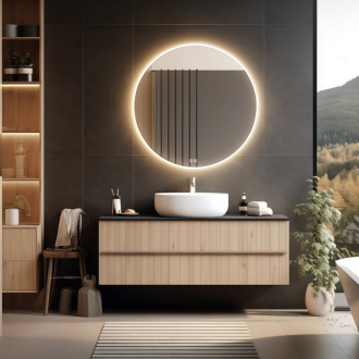 Nimco ZP 26002RVX Okrúhle LED zrkadlo pr. 800 s dvoma dotykovými senzormi