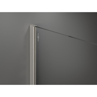 Mexen Kioto Walk-in sprchová stena 120x200, transp. 8, kefa. nikel 800-120-101-97-00
