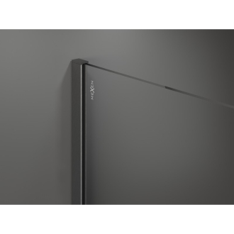 Mexen Kioto Walk-in sprchová stena 130x200, 8 zrkadlo, šedá kefa. 800-130-101-66-50