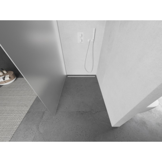 Mexen Kyoto L Walk-in sprchová stena 80 x 200 cm, mráz, biela - 800-080-103-20-30