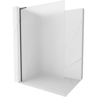 Mexen Kyoto L Walk-in sprchová stena 70 x 200 cm, mráz, čierna - 800-070-103-70-30