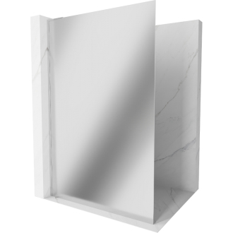 Mexen Kyoto L Walk-in sprchová stena 70 x 200 cm, zrkadlo, chróm - 800-070-103-01-50