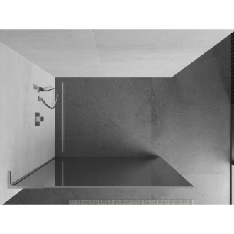 Mexen Kyoto L Walk-in sprchová stena 70 x 200 cm, zrkadlo, chróm - 800-070-103-01-50