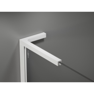 Mexen Kyoto L Walk-in sprchová stena 70 x 200 cm, biely vzor, biela - 800-070-103-20-85