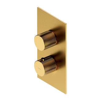 Omnires CONTOUR CT8036GLB Podomietková vaňová/sprchová termostatická batéria, zlatá