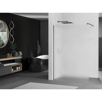 Mexen Kyoto Walk-in sprchová stena 80 x 200 cm, mráz 8 mm, pištoľový kov 800-080-101-95-30