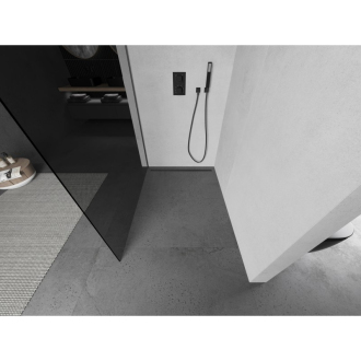Mexen Kioto Walk-in sprchová stena 120x200 cm, grafit 8, kov 800-120-101-95-40