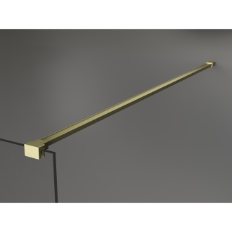Mexen Kioto Walk-in sprchová stena 70x200 cm, mráz 8, brúsené zlato 800-070-101-55-30
