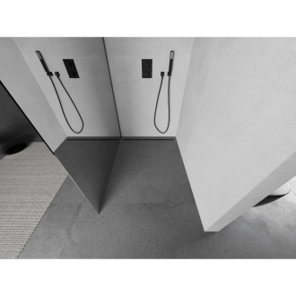 Mexen Kioto Walk-in sprchová stena 80x200 cm, 8 zrkadlo, kov 800-080-101-95-50