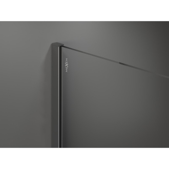 Mexen Kioto Walk-in sprchová stena 120x200 cm, čierny vzor 8, kov 800-120-101-95-78