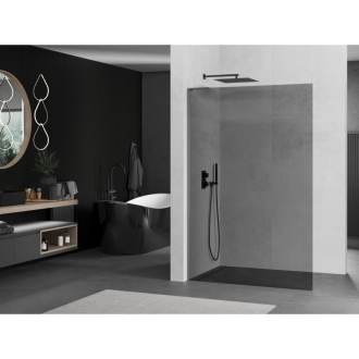 Mexen Kioto L Walk-in sprchová stena 70 x 200 cm, grafit, pištoľový kov 800-070-103-95-40