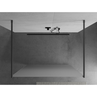 Mexen Kioto voľne stojaca sprchová stena 130x200 cm, mráz 8, kov 800-130-002-95-30