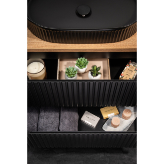 Comad NOVA BLACK D2 82-60-2D Kúpeľňová skrinka, dvierka 60cm
