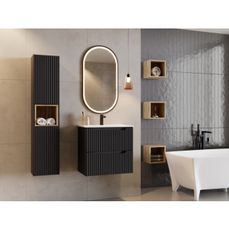 Comad NOVA BLACK D2 82-60-2S Kúpeľňová skrinka, šuplíky 60cm