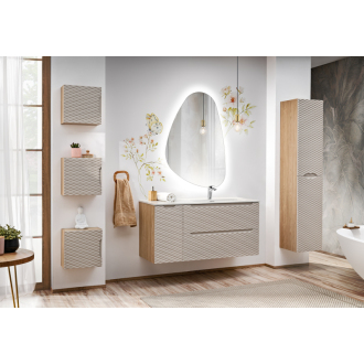 Comad OCEAN BEIGE 82-90-2S Kúpeľňová skrinka, šuplíky 90cm