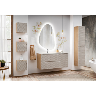Comad OCEAN BEIGE 82-90-2S Kúpeľňová skrinka, šuplíky 90cm