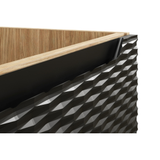 Comad OCEAN BLACK 82-120-2S Kúpeľňová skrinka, dvierka 120cm