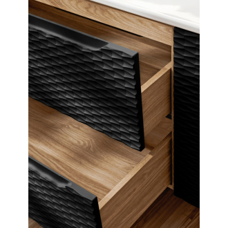 Comad OCEAN BLACK 82-120-2S Kúpeľňová skrinka, dvierka 120cm