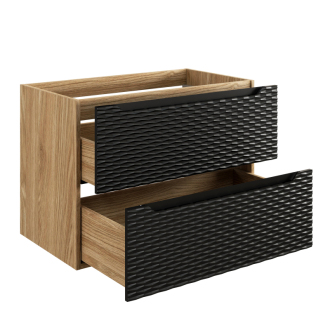 Comad OCEAN BLACK 82-80-2S Kúpeľňová skrinka, šuplíky 80cm