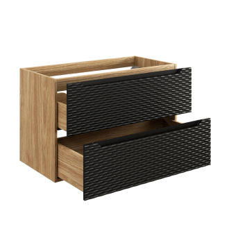 Comad OCEAN BLACK 82-90-2S Kúpeľňová skrinka, šuplíky 90cm