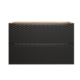 Comad OCEAN BLACK 82-90-2S Kúpeľňová skrinka, šuplíky 90cm