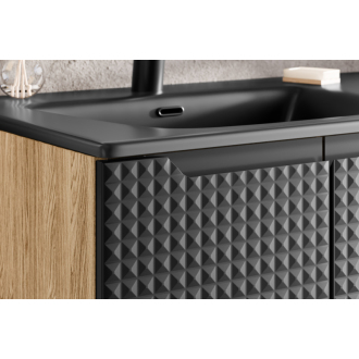 Comad LUXOR BLACK 82-60-2D Kúpeľňová skrinka, dvierka 60cm