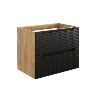 Comad LUXOR BLACK 82-70-2S Kúpeľňová skrinka, šuplíky 70cm