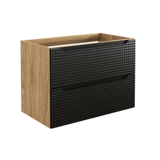 Comad LUXOR BLACK 82-80-2S Kúpeľňová skrinka, šuplíky 80cm
