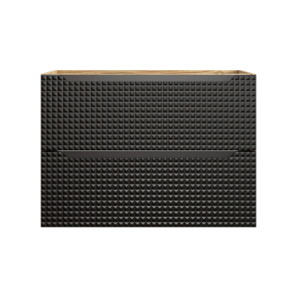 Comad LUXOR BLACK 82-80-2S Kúpeľňová skrinka, šuplíky 80cm
