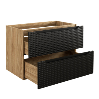 Comad LUXOR BLACK 82-80-2S Kúpeľňová skrinka, šuplíky 80cm
