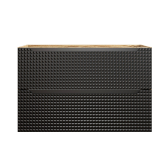 Comad LUXOR BLACK 82-90-2S Kúpeľňová skrinka, šuplíky 90cm