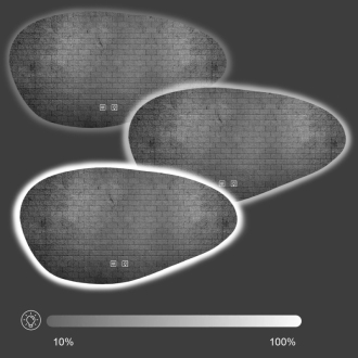 REA Zrkadlo LED Cloud A 100x60cm HOM-05500