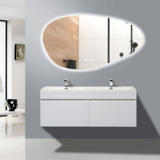 REA Zrkadlo LED Cloud A 100x60cm HOM-05500