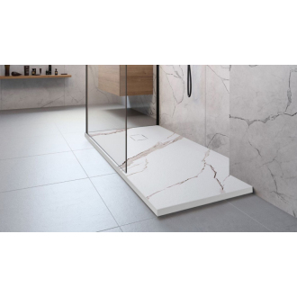 REA Magnum Carrara sprchová vanička 80x100 biela REA-K7004
