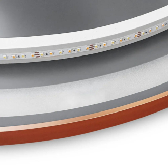 REA Zrkadlo LED 80cm, kartáčovaná meď HOM-05493