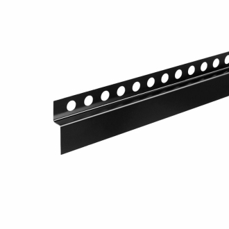 Rea Predná lišta sprchovej vaničky 120cm, čierna REA-K4308