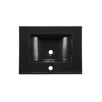 COMAD UM-LAVA BLACK 60 DP Nábytkové umývadlo, čierna