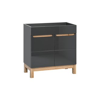 Comad BALI GRAFIT 820-60D FSC skrinka pod umývadlo 60cm