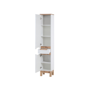 Comad BALI WHITE 800 FSC Biela vysoká skriňa