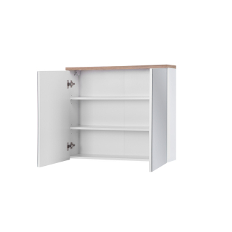 Comad BALI WHITE 841 FSC skrinka so zrkadlom 80cm, biela