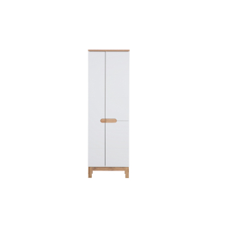 Comad BALI WHITE 900 FSC vysoká skrinka s úložným priestorom na mop 60cm