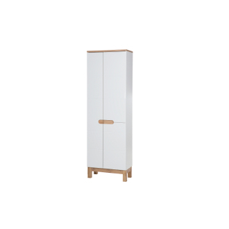 Comad BALI WHITE 900 FSC vysoká skrinka s úložným priestorom na mop 60cm