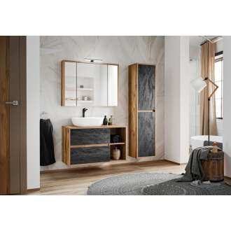 Comad HAMPTON CONCRETE 84-100 FSC Zrkadlová skrinka 100CM