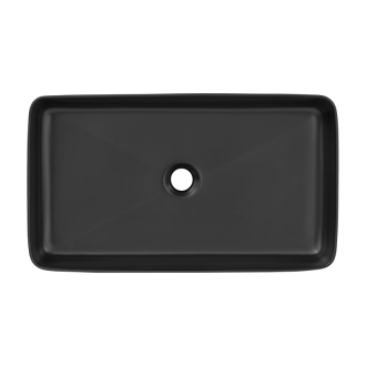 Comad UM-6275 SLIM 60 BLACK DP Keramické umývadlo na dosku, 60cm, DB