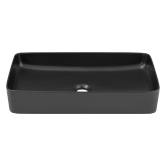 Comad UM-6275 SLIM 60 BLACK DP Keramické umývadlo na dosku, 60cm, DB