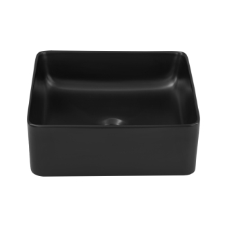 Comad UM-6276 SLIM 40 BLACK DP keramické umývadlo na dosku, 37cm, čierna, DB