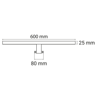 Comad LAMPA MOON LED 60cm