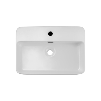 Comad TRUST 2 WHITE MATT umývadlo na dosku 55x38cm