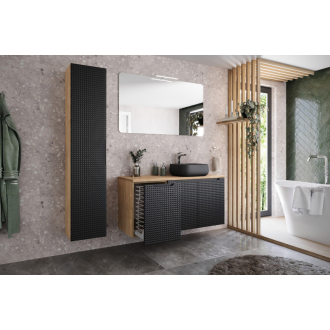 Comad LUXOR BLACK 80-01-1D vysoká skrinka